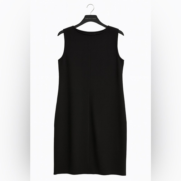 Simply Vera Wang Black Dress PL Sleeveless Sheath | Striped Front | Classic Fit - Picture 4 of 4